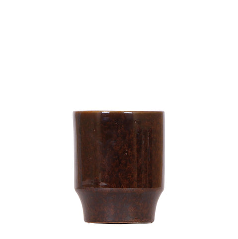 Classy brown - Ø9cm - Übertopf