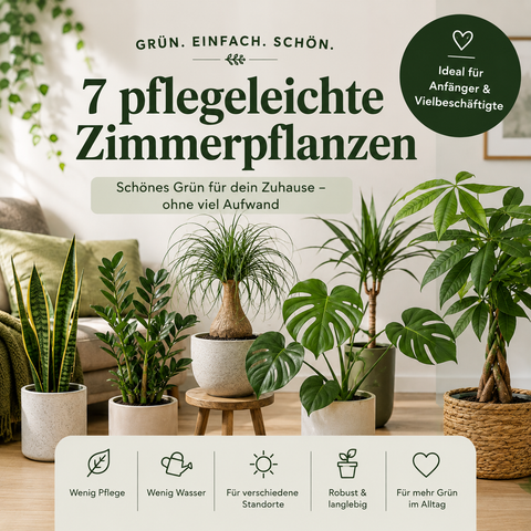 Perfekt für Einsteiger: Pflegeleichte Zimmerpflanzen